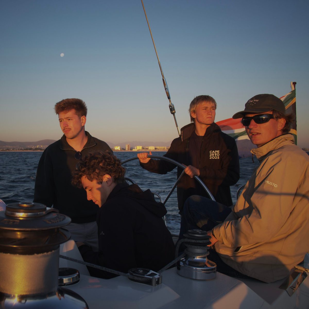The open South Atlantic under sail